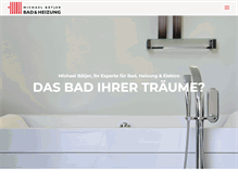 Tablet Screenshot of m-baetjer.de